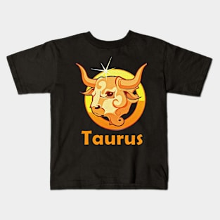 Taurus zodiac sign Kids T-Shirt